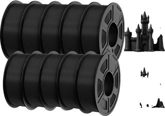 OEM Filamento Para Impresora 3d, Alto Rendimiento, Sin Burbujas, Pla Meta 10 Negro
