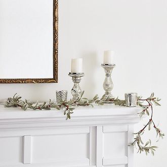 Ballard Designs Holly Berry Leaf Garland - Ballard Designs