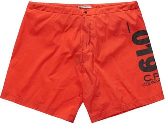 C.P. Company Klassieke Boxershorts voor Mannen - Heren - Korte Broeken - Rood - M - Korte Broeken