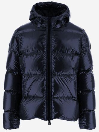Herno gewatteerd nylon donsjack met capuchon