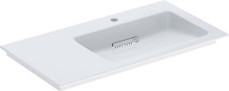 Keramag Geberit One Muebles Lavabo Salida Horizontal, Espacio De Estante