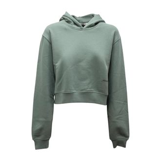 Hinnominate Cropped Sweatshirt - Dames - Hoodies - Groen - XS - Hoodies & sweatvesten