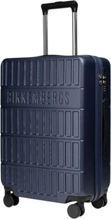 Dirk Bikkembergs Polycarbonaat Trolley - unisex - Handbagage koffer - Blauw - ONE Size - Koffers