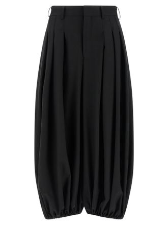 Comme Des Gar&ccedil;ons Wool Womens Pants