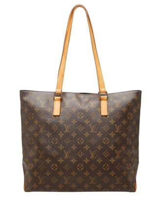 Louis Vuitton Brown Monogram Canvas Cabas Mezzo (Authentic Pre-Loved)