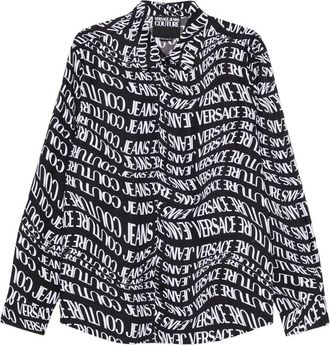 Versace Jeans Couture Logo-print Long-sleeves Shirt