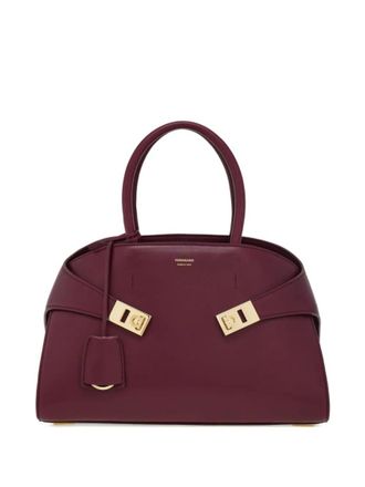 Ferragamo Purple Hug Satchel