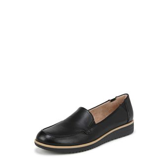 Naturalizer Soul Womens Classic Loafer, Black Textured, 6.5 UK