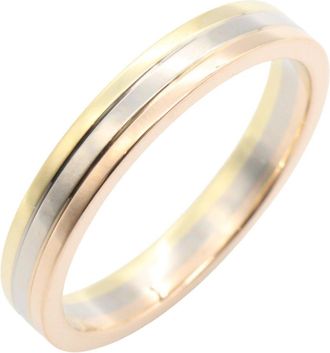 Cartier Pink Gold White Gold Yellow Gold Yellow Gold (18K) Pink Gold (18K) White Gold (18K) Band Ring (Pre-Owned)