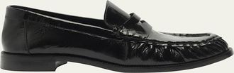 Schutz Tyche Shiny Leather Penny Loafers
