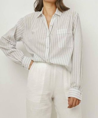Rails Hartley Button Down Shirt In Penfield Stripe