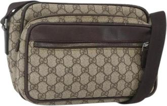 Gucci Pre-owned Cross Body Bags, female, Beige, Size: ONE SIZE Pre-owned Plastic Cross Body Bag