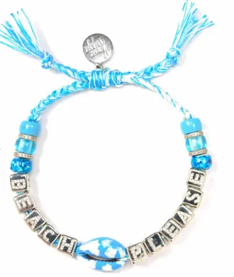 Venessa Arizaga Womens Cloud Nine (Beach Please) Bracelet In Blue Multi