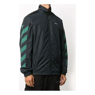 Off-white Fw20 Diagonal Stripe Zip Up Jacket OMEA233E20FAB0021001