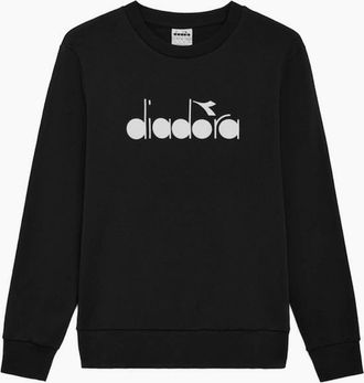 Diadora Mens Diadora Logo Black Sweatshirt - Size: 42