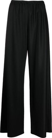 The Row high-waisted wide-leg trousers - women - Virgin Wool - S - Black