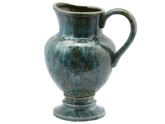 Schubiger M&ouml;bel Vase Krug T&uuml;rkis H: 36 cm