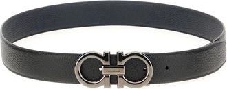Ferragamo Stylish Leather Belt for Men - male - Ferragamo - Belts - Black - 100 CM - Accessories
