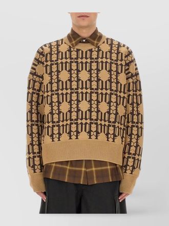 Palm Angels jacquard regular-fit jumper