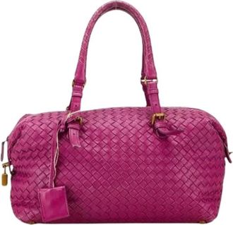 Bottega Veneta Pre-owned Handbags, female, Purple, Size: ONE SIZE Pre-owned Vintage Handbag