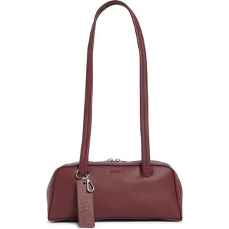 Baggu Small Recycled Leather Bowler Bag in Mahogany at Nordstrom Rack