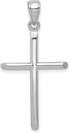 Diamond2Deal 14k Gold Polished Cross Pendant