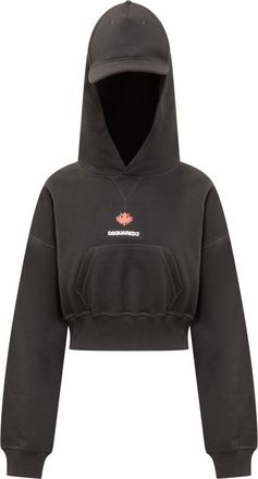Dsquared2 Black Logo Hood Sweatshirt