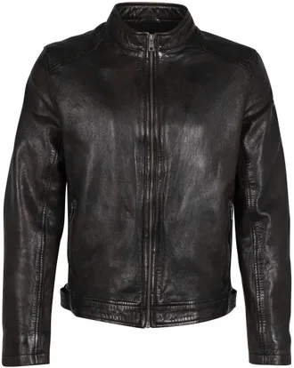 Mauritius Lederjacke MAURITIUS MMAdelmo, Herren, Gr. S, braun, Obermaterial: 100% Schafsleder. Futter: 100% Baumwolle. &Auml;rmelfutter: 100% Polyester, unifarben, r