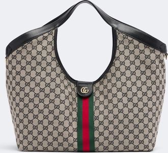 Gucci Gucci Giglio Large GG canvas tote bag