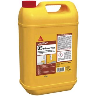 Sika Sikawall - 05 Yeso, Resina Acrylica Para Humedades En Interior, 5 Kg, Blanco