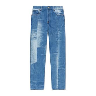 Kenzo Jeans, Heren, Blauw, W32, Katoen, Panelled Jeans