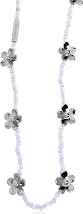 Marc Jacobs Floral Motif Ketting - Dames - Kettingen - Grijs - ONE Size - Accessoires