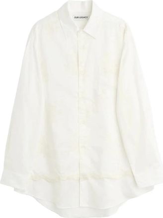Our Legacy Vast Shirt - Heren - Casual Overhemden - Wit - M - Katoen - Overhemden