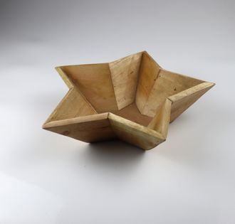 AM Design Dekostern »aus Holz« BxHxT: 40x10x40 cm