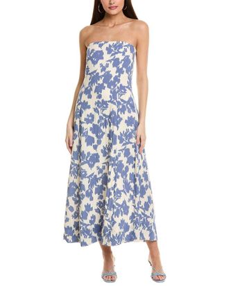 1.State 1.State Strapless Smocked Back Maxi Dress