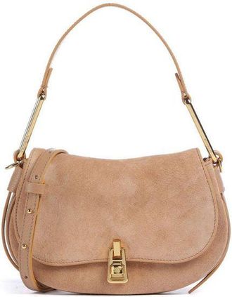 Coccinelle Womens Shoulder Bag Nude Cowhide - Shoulder-Bags