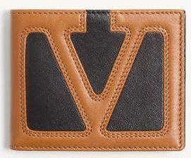 Valentino Garavani Portafoglio Valentino Garavani Viva Superstar In Nappa Uomo NERO/SPEZIA UNI