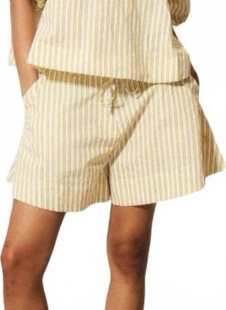FRNCH Sunlit Oronzo Shorts In Yellow