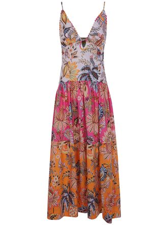 Farm Rio Dress Floral Pattern Ligia Floral