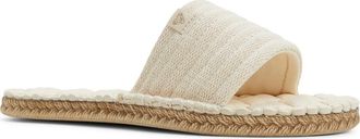 Roxy Shoresoft Slide in Cream at Nordstrom, Size 10