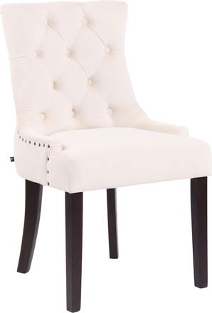 Clp Clp - Silla De Comedor Aberdeen En Terciopelo Crema Antiguo