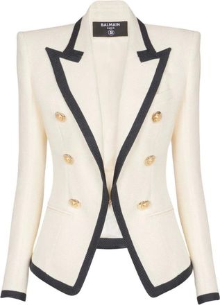 Balmain Mujer, Chaquetas, Beige, Talla: M