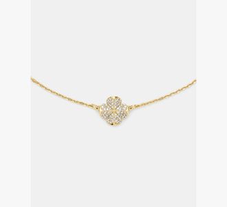 Kate Spade New York Spade Flower Pave Scatter Necklace