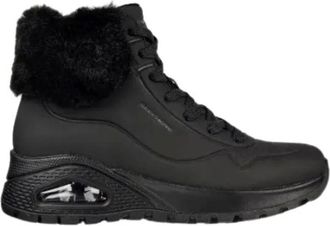 Skechers Fitness, Dames, Zwart, 37 EU, UNO Rugged-Fallnair