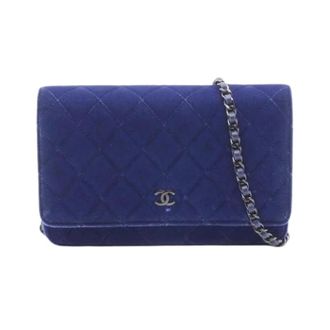 Chanel Pre-owned Vintage Crossbody Bag - Dames - Pre-owned - Blauw - Maat: ONE Size