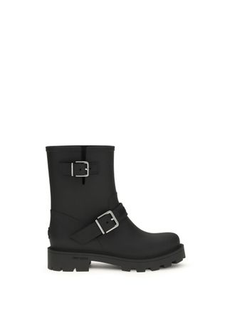 Jimmy Choo London Womens Rain Boots Tpu Black