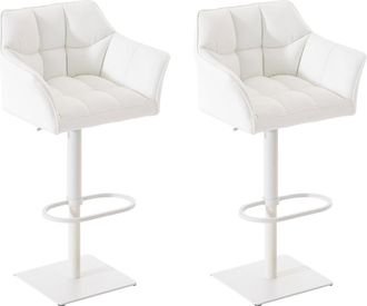 Clp Clp - Set De 2 Taburetes De Bar Damaso Blanco Blanco