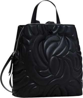 Desigual Womens Accessories PU Backpack Mini, black, One Size