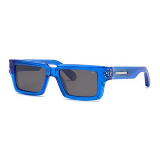 Philipp Plein SPP044M 0AGQ Shiny Transparent Blue/Grey