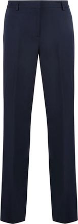 PT01 Straight Broeken - Dames - Straight fit broeken - Blauw - XS - Leer - Broeken